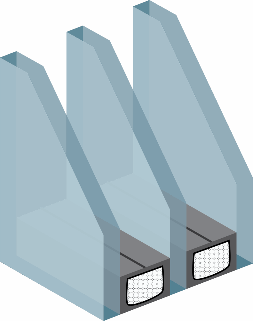triple glazed unit