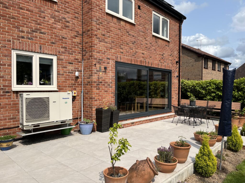 solar control glass on sliding door