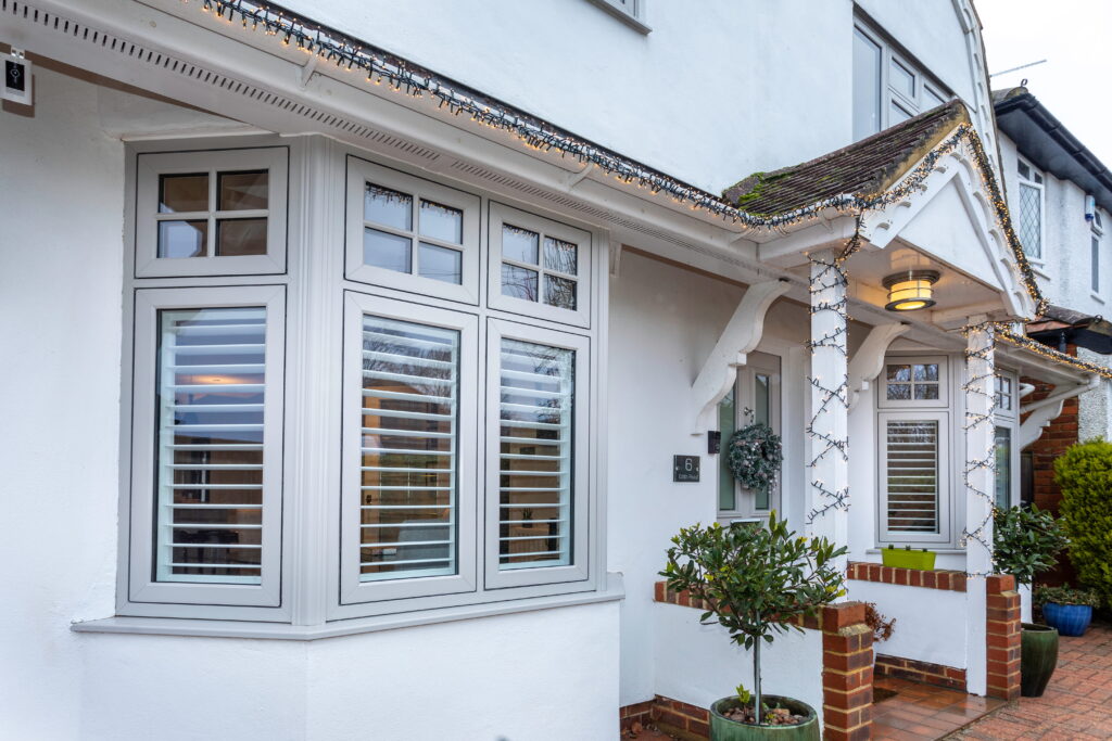 bay window with triple glazing